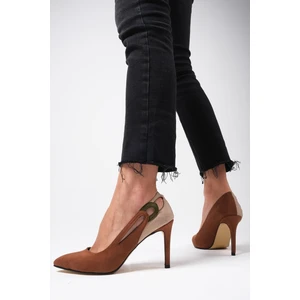 Mio Gusto Taba Süet Stiletto