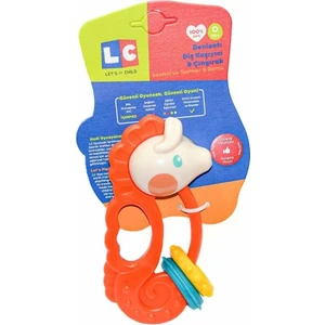 Let's Be Child Lc Deniz Atı Çıngırak ve Diş Kaşıyıcı - Turuncu