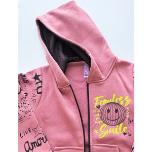 Mini Moni Kapüşonlu Cepli Içi Şardonlu Sweatshirt