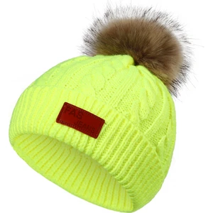 Kış Kalın Rahat ve Basit Şapka Bebek Beanie Şapka