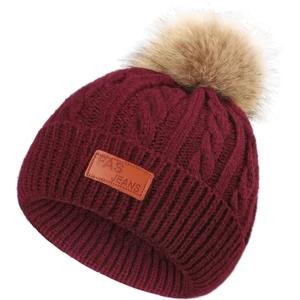 Kış Kalın Rahat ve Basit Şapka Bebek Beanie Şapka