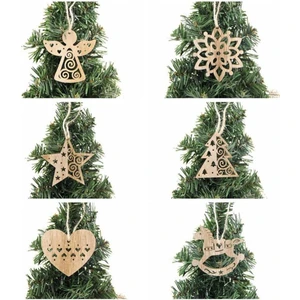 Yılbaşı Ağacı Süsü 6 Lı Yılbaşı Süsü Noel Süsü Christmas Ornament
