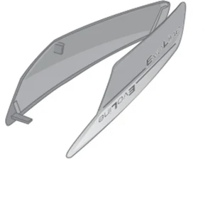 Evoline 3 Çene Kenar Kapakları Beyaz