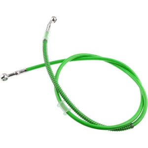 150 cm Evrensel Motosiklet Fren Örgülü Hortum Hattı Borusu - Yeşil (Yurt Dışından)