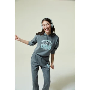 Baskı Detaylı Jogger Pantolon