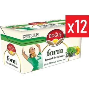 Form Karışık Bitki Çayı 20'li Süzen Poşet 12 Adet