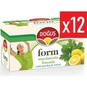 Form Maydanozlu Limonlu Bitki Çayı 20'li Süzen Poşet 12 Adet
