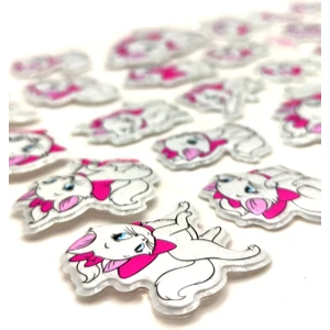 Sticker Kabartmalı A4 Boyutunda Stiker Defter, Planlayıcı Etiket  (Lim055)- Sevimli Kedi