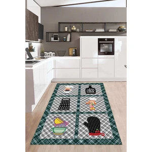 Napoli Home Dijital Baskılı Kaymaz Taban Yıkanabilir Kolay Temizlenir Mutfak Halısı NDM-HT-824