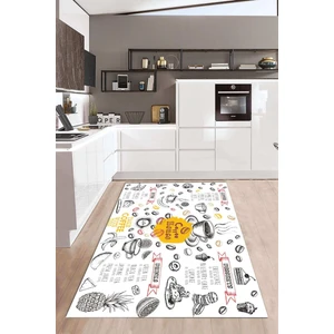 Napoli Home Dijital Baskılı Kaymaz Taban Yıkanabilir Kolay Temizlenir Mutfak Halısı NDM-HM-576
