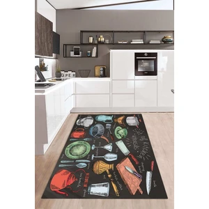 Napoli Home Dijital Baskılı Kaymaz Taban Yıkanabilir Kolay Temizlenir Mutfak Halısı NDM-HM-578