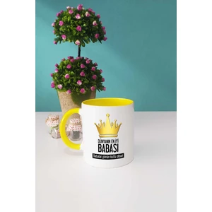 Babalar Günü Hediyesi Kupa Bardak Sarı
