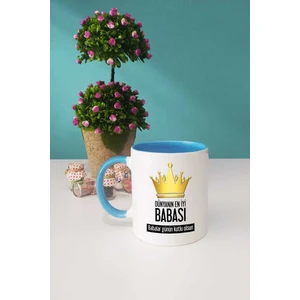 Babalar Günü Hediyesi Kupa Bardak Mavi