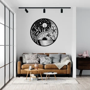 Essart Design Gece Gündüz Lazer Kesim Tablo