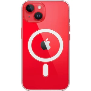 Caseart Apple iPhone 14 Kapak Magsafe Kablosuz Şarj Destekli Şeffaf Kılıf