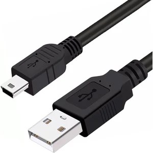 BK Teknoloji USB 2.0 Erkek To Mini USB Erkek Veri Şarj Kablosu 1.3 Metre