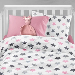 Sedali Home Pembe Yıldızlı Tek Kişilik Nevresim Takımı