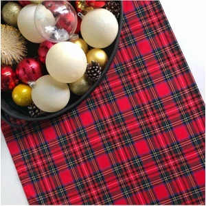 1Se2Ge Handmade Ekose Yeniyıl Desen Runner