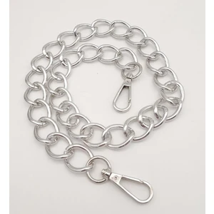 Angel Çanta Aksesuar 60 cm Gümüş Renk Kancalı Geniş Çanta Zinciri