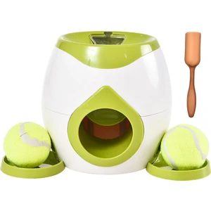 Interaktif Pet Ball Başlatıcı Oyuncak Köpek Tenis Yemek Ödül Makine Atıcı Kediler Için Yavaş Besleyici Yavru Köpek M (Yurt Dışından)
