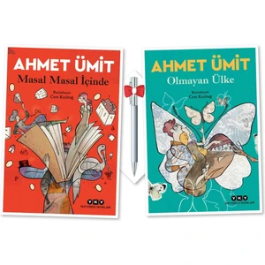 Masal Masal Içinde - Olmayan Ülke, Ahmet Ümit 2 Kitap, Caprice Kalem Hediye