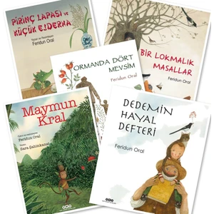 Bir Lokmalık Masallar - Maymun Kral - Dedemin Hayal Defteri +2, Feridun Oral 5 Kitap