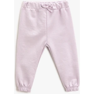 Basic Jogger Eşofman Altı Beli Bağlamalı Şardonlu