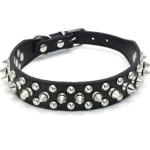 Büyük Irklar Çivili Damızlık Punk Kolye ile Köpek Mastiff Yaka (Yurt Dışından)