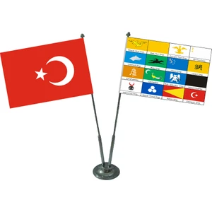 Jet Hızında 17 Türk Devleti  2'li Masa Bayrağı Takımı