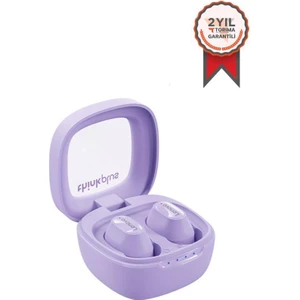 XT62 Kulaklık Bluetooth 5.3 Kablosuz Kulakiçi Kulaklık Hd Çağrı Purple