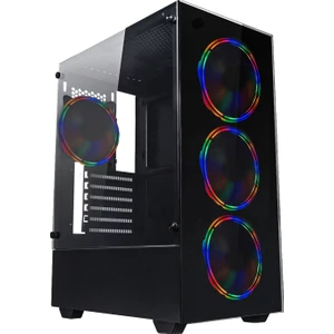 Gamecase Tropicano  4x120 mm Rainbow Fanlı Oyuncu Kasası - 8307