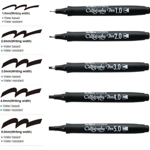 Supreme Kaligrafi Kalemi Kesik Uç 1.0 -2.0-3.0-4.0-5.0mm Siyah