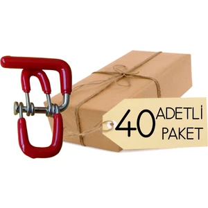 Okul Çanta Askısı 40 Adet Öğrenci Masa Yaylı Askısı Organizer Düzenleyici