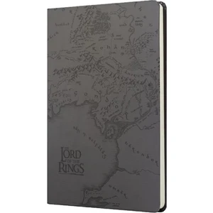 The Lord Of The Rings Orta Dünya Haritası Sert Kapak Butik Defter Siyah