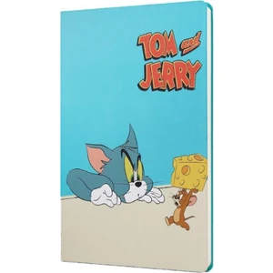Tom And Jerry Peynir Sert Kapak Butik Defter Mavi Çizgisiz