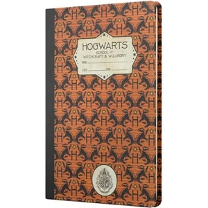 Harry Potter Hogwarts Hafflepuf Sert Kapak Butik Defter Kahverengi Çizgisiz