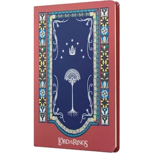 The Lord Of The Rings Door Sert Kapak Butik Defter Kırmızı Çizgisiz