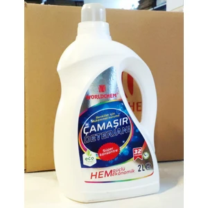 Bitkisel Renkliler Için Sıvı Çamaşır Deterjanı 2lt Gimdes Sertifikalı
