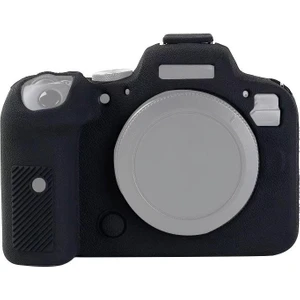 Canon R6 Silikon Koruma Kılıfı - Siyah