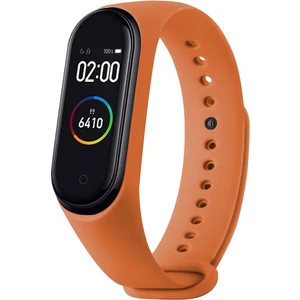 Xiaomi Mi Band 4 ve 3 Uyumlu Kordon Kayış Silikon Turuncu