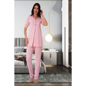 Effortt Kadın Hamile Lohusa Pijama Takımı 9012