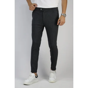 Poliviskon Çizgi Desenli Pantolon INP129
