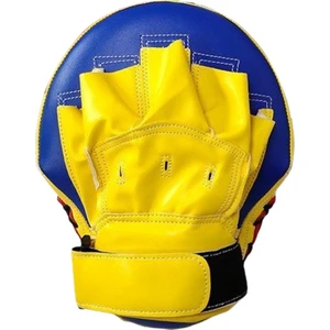 PZ Home Boks Kavisli Odak Eldivenleri Sanda Karate Yetişkinler İçin Sarı Mavi (Yurt Dışından)