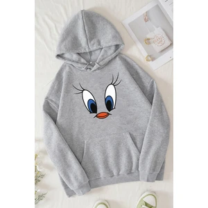 Unisex Tweety Baskılı Sweatshirt