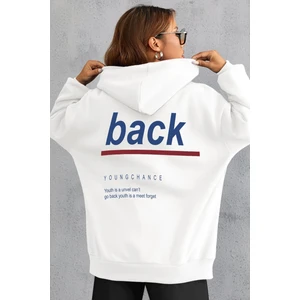 Unisex Back Sırt Baskılı Sweatshirt
