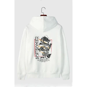 Unisex Osaka Baskılı Kapüşonlu Sweatshirt