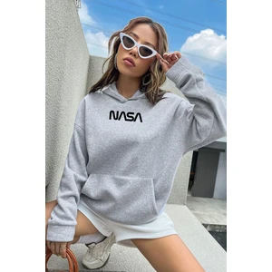 Unisex Nasa Baskılı Sweatshirt