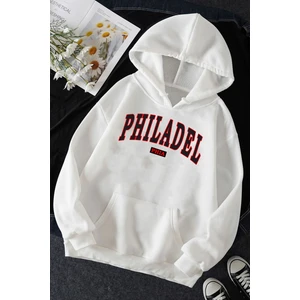 Unisex Philadelphia Baskılı Sweatshirt
