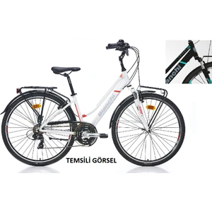 28J Bianchi Travel 505 Şehir Bisikleti - Siyah Turkuaz - 44