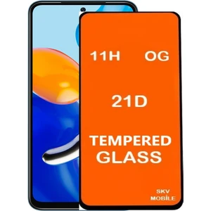 SKV Mobile Xiaomi Redmi Note 11 Tam Ekran Koruyucu Kırılmaz Cam